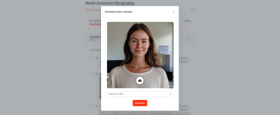 Automated webcam Proctoring